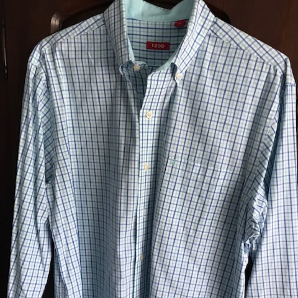 Izod Men's LS Sport Shirt Size Large